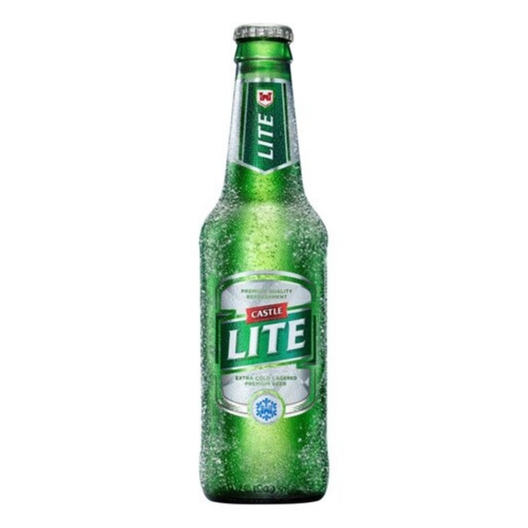 Castle Lite Premium Lager Beer 330ml