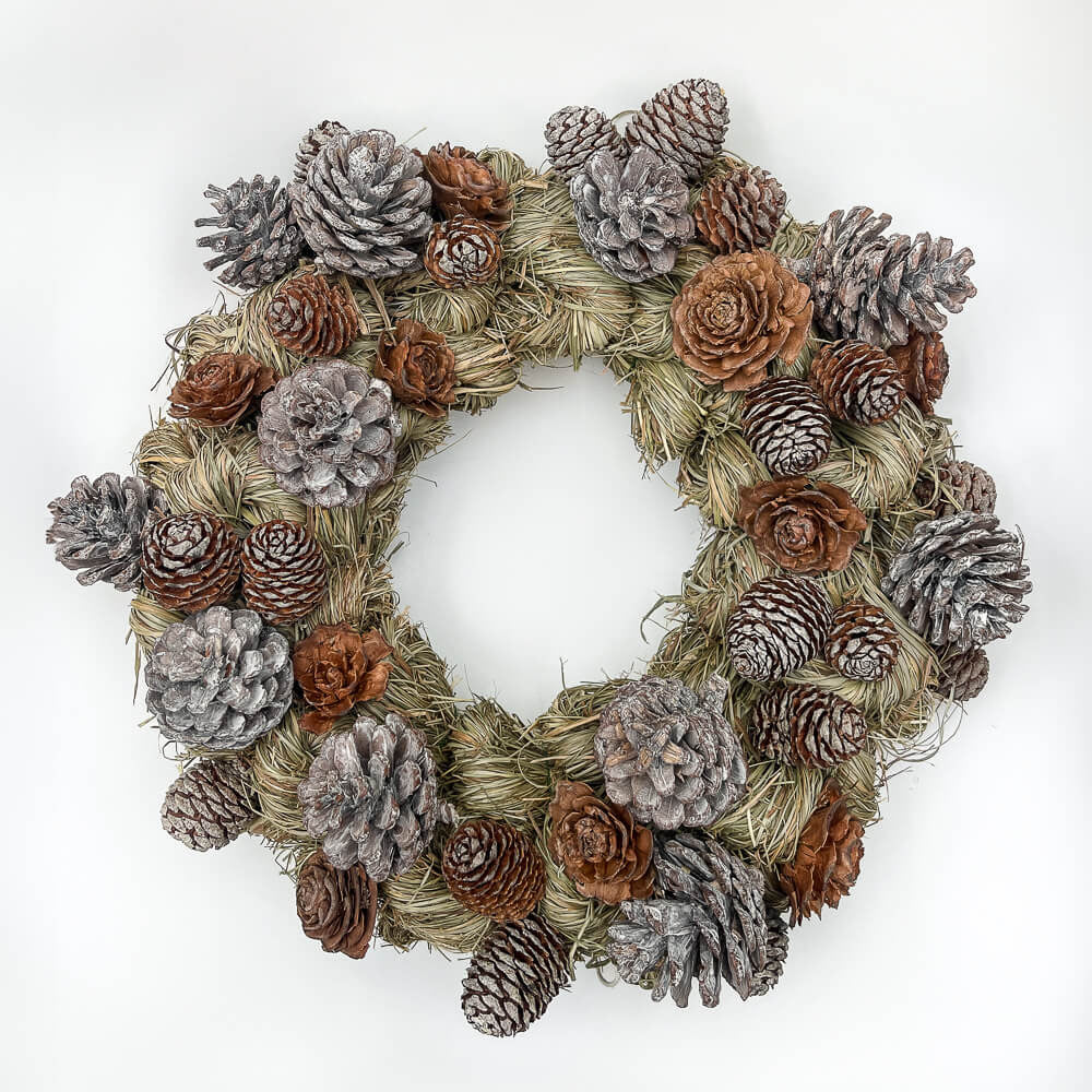 Pine cone wreath by Kikko&Koast