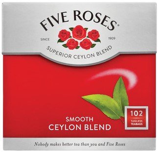 Five Roses Tagless Teabags 102's