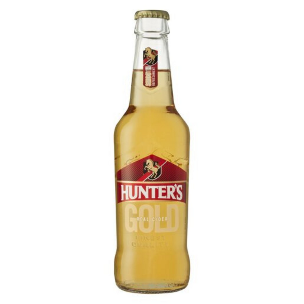 Hunters Gold Cider Bottle 330ml