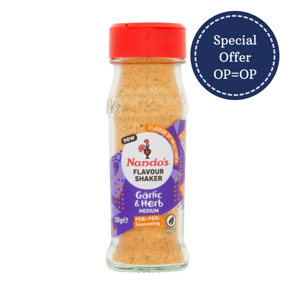 Nando's Flavour Shaker Garlic & Herb Medium Peri-Peri Seasoning 50g