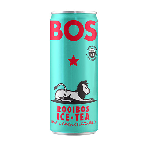 Bos Ice Tea Lime & Ginger 250ml